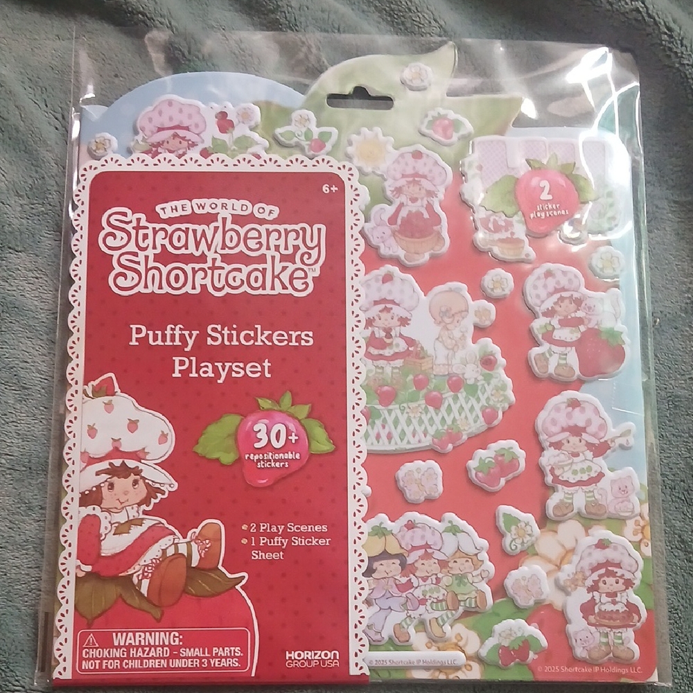 Strawberry Shortcake Puffy Stickers Playset